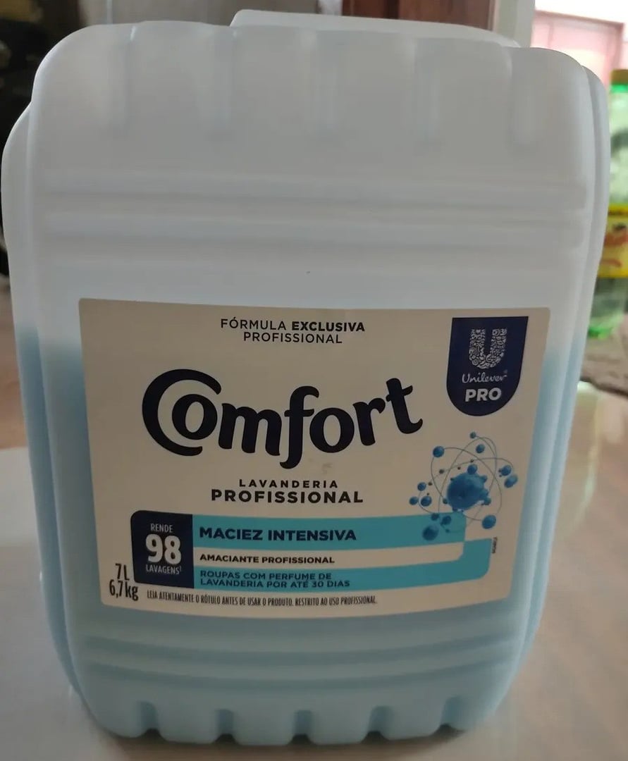 Amaciante Comfort Lavanderia Profissional Maciez Intensiva 7L