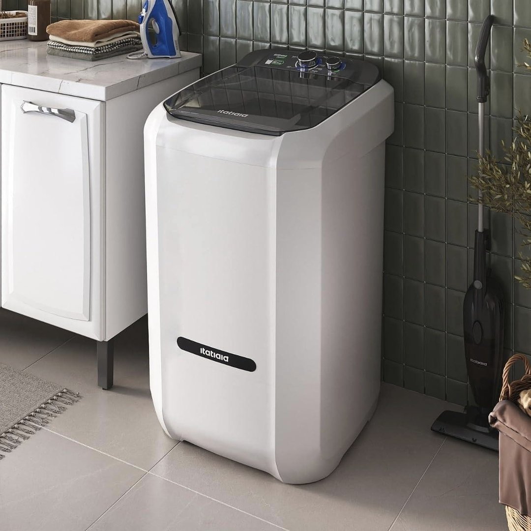 Lavadora Semiautomática Itatiaia 20,5kg com Batedor Turbo e Filtro de Fiapos Branca 127V