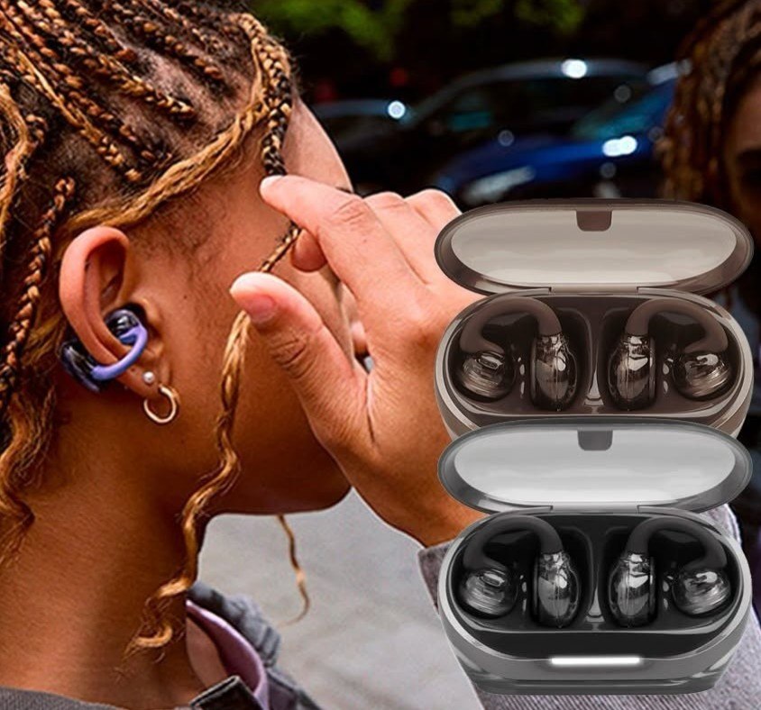 Fone de Ouvido Jbl Bluetooth Soundgear Clips c/ MIcrofone Cancelamento de ruído até 24h de Bateria - Branco
