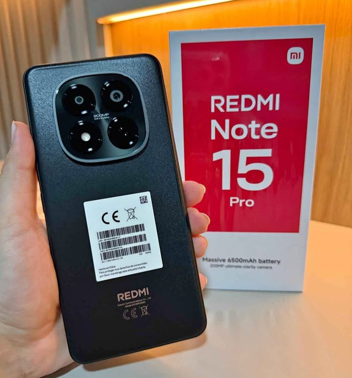 Xiaomi Redmi Note 15 Pro 5G 256GB 8GB Ram Tela 6.83" Amoled 120Hz Câm. Tripla 200MOP + Sel...