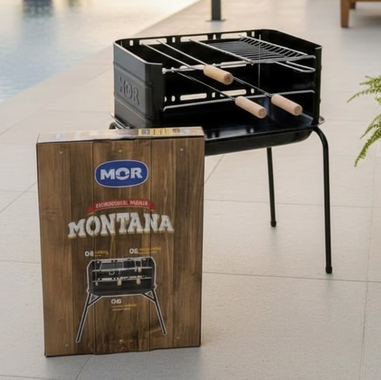 🤓Churrasqueira Móvel Mor Montana 3005 54cmx35cmx64cm