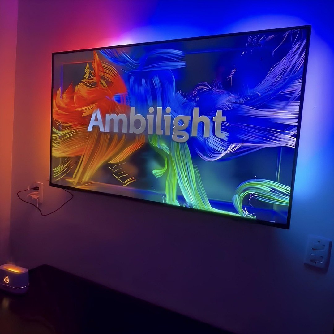 PHILIPS, Smart TV Ambilight 65" 4K, 65PUG8100/78, Comando de Voz, HDR10+/Dolby Atmos, VRR/...