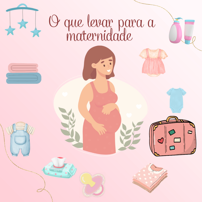 👜✨ O Que Levar para a Maternidade – Checklist Completo para Mamã...