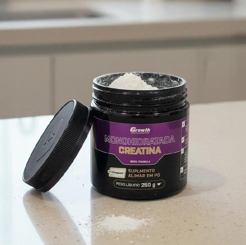 Creatina Creapure 250g Growth Supplements - Sem Sabor Em Pó
