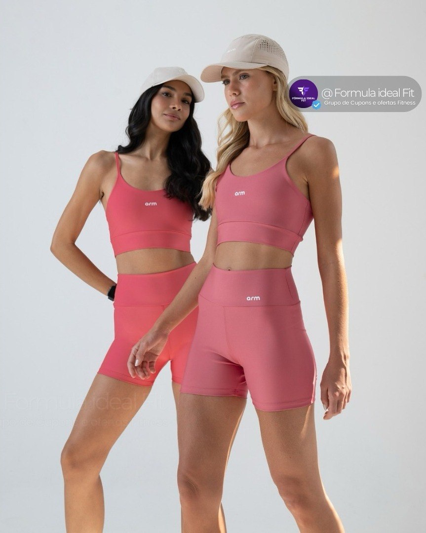 Conjunto Feminino Softblack Top + Short - Arm (4 Cores)