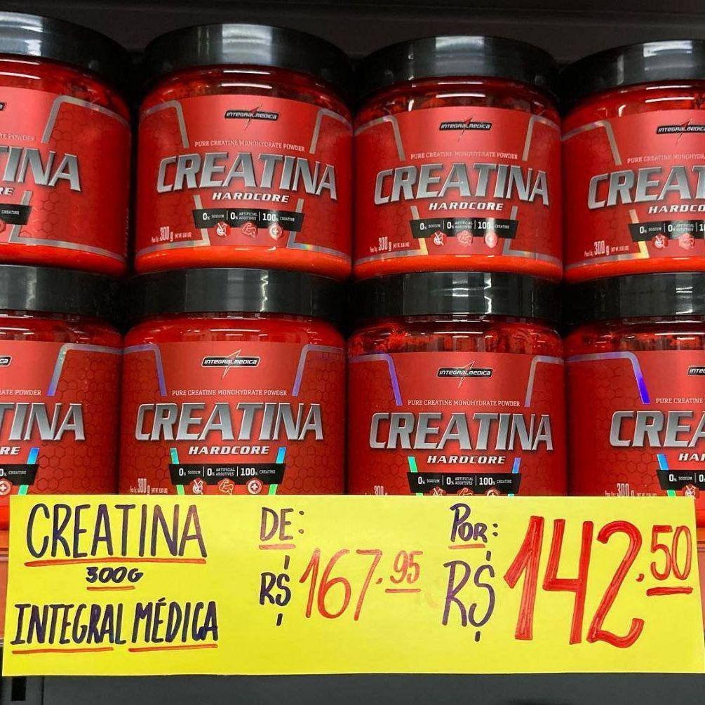 Integralmedica Creatina em Pó Hardcore 100% Pura e Monohidratada 300g