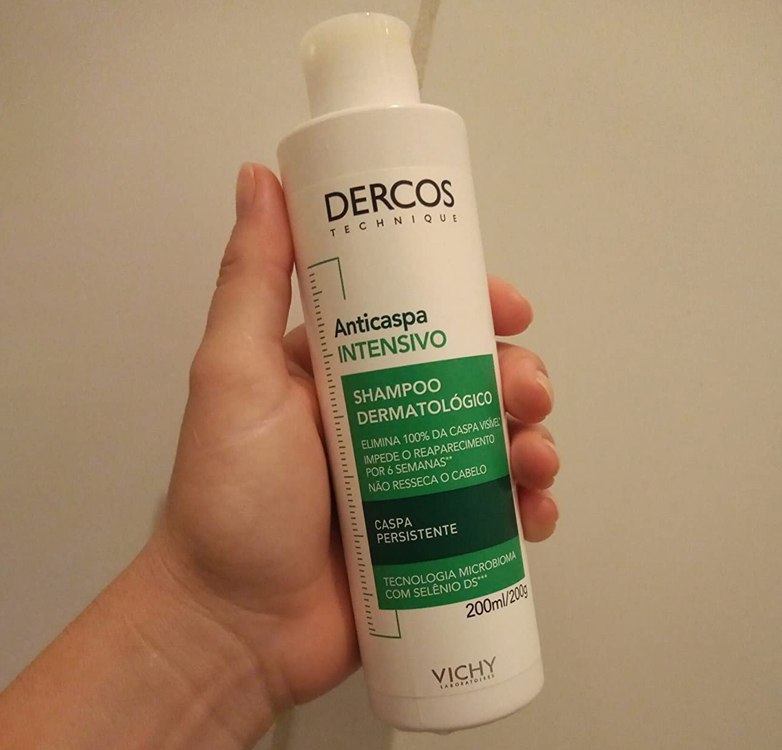 Vichy Dercos Shampoo Anticaspa DS para Cabelos Normais a Oleosos, Elimina 100% da Caspa Vi...
