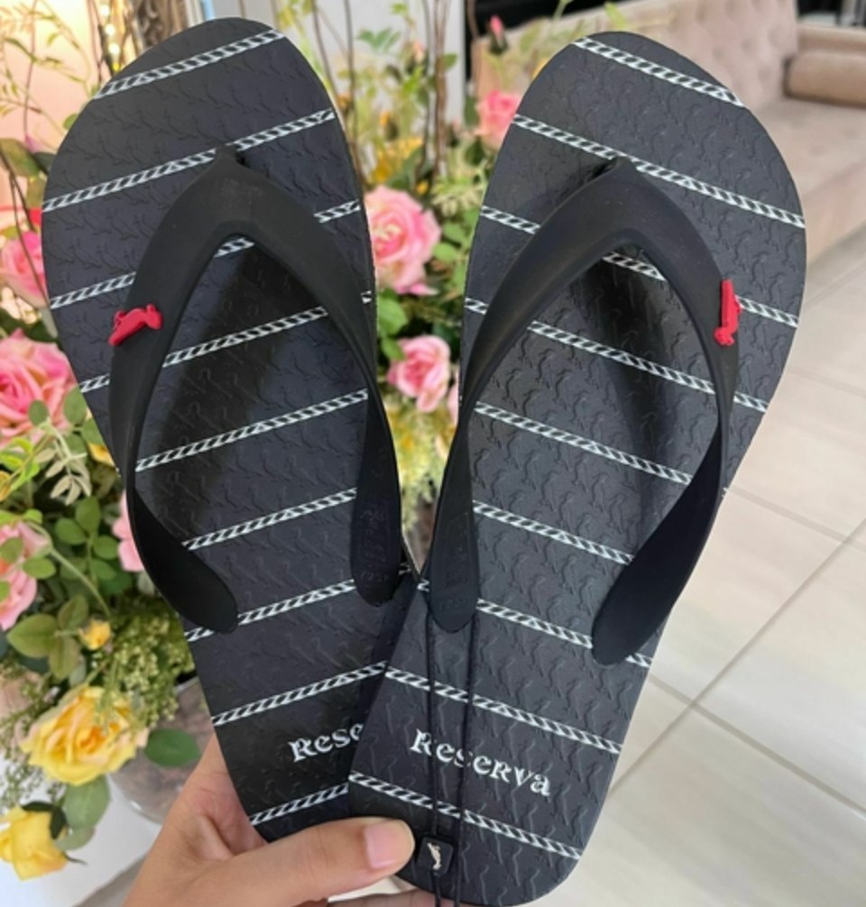 Chinelo Reserva Masculino Leve Tiras Conforto Verão Borracha