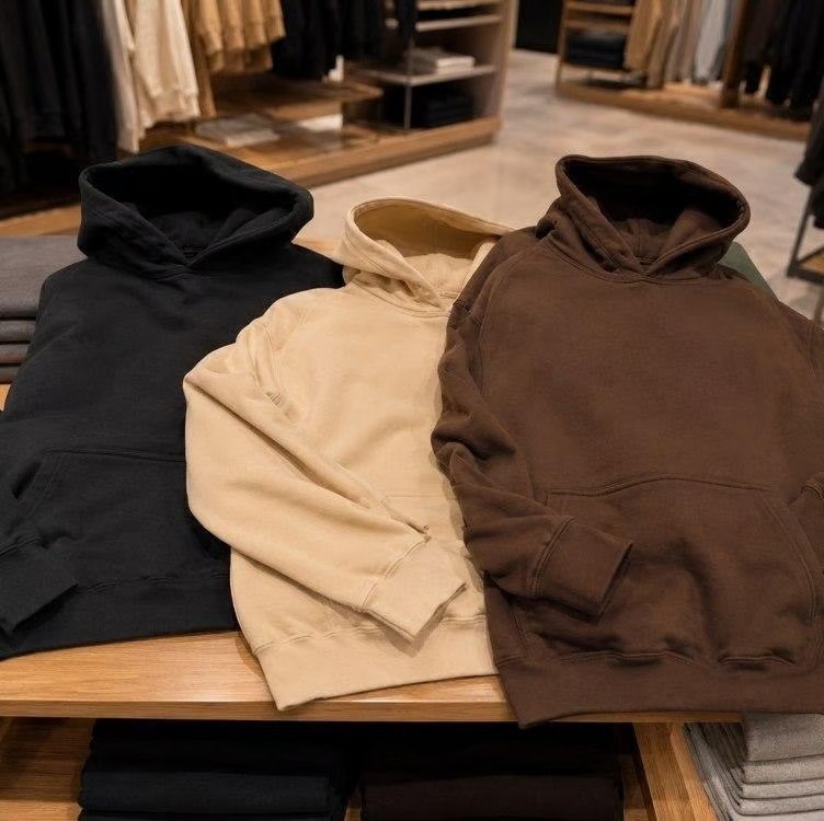 🤓Kit 3 Blusas De Frio Moletom Liso Fechada Bolso Canguru