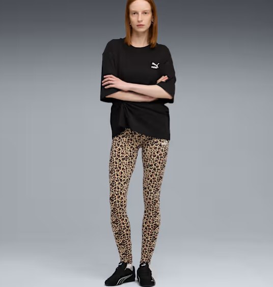 Calça Legging Essentials Animal Print Feminina - Tam P ao GG