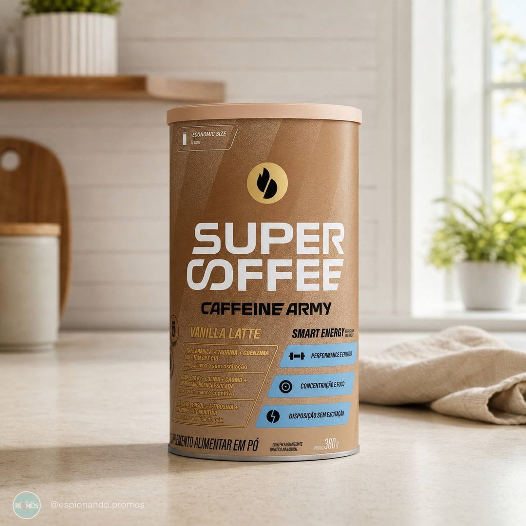 Supercoffee Vanilla Latte - Economic Size (380g) - Caffeine Army