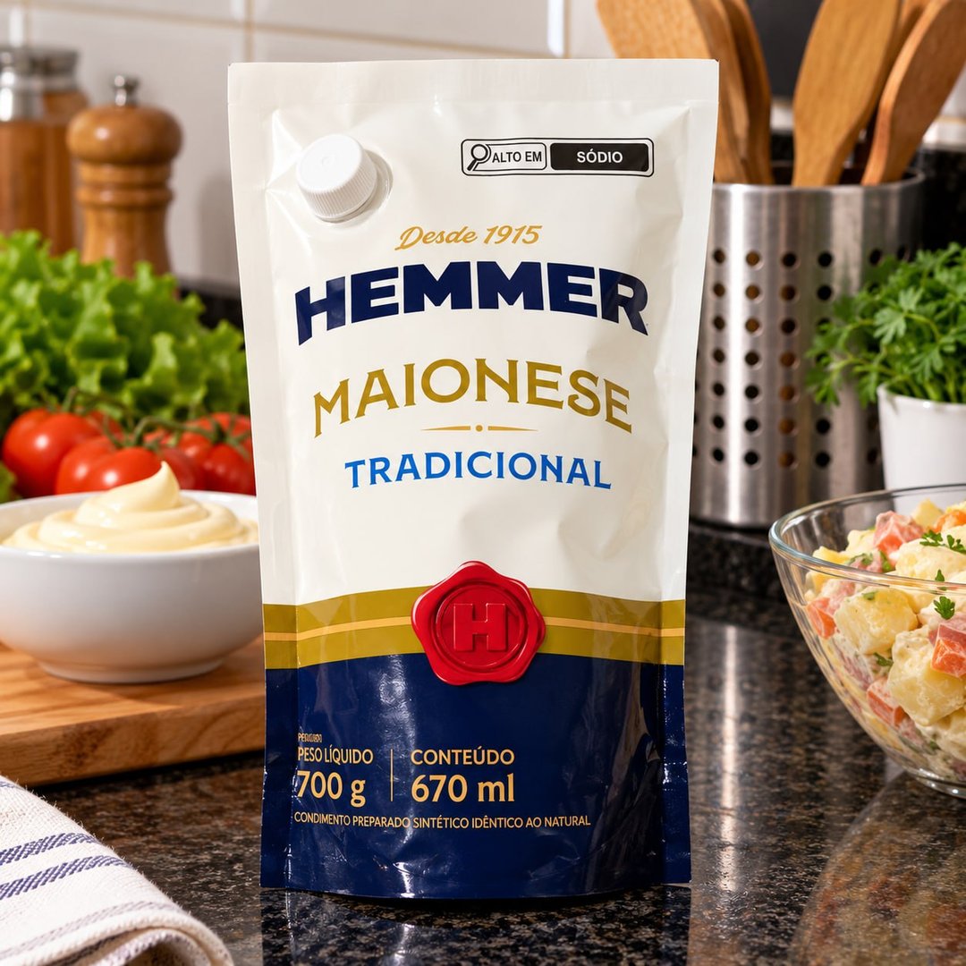 Hemmer Maionese Tradicional Sache Hemmer700G