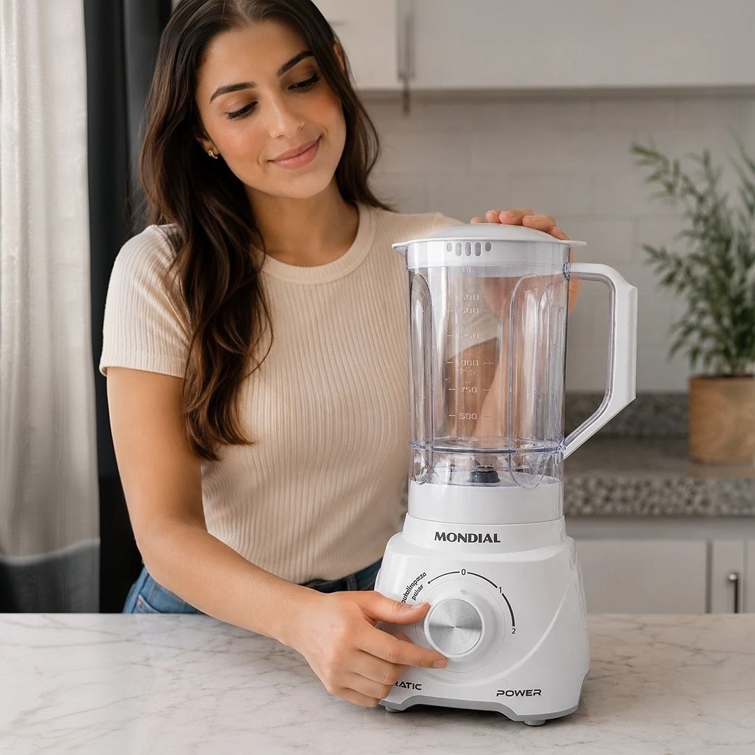 Liquidificador Pratic Power Mondial 550W - L-97-W