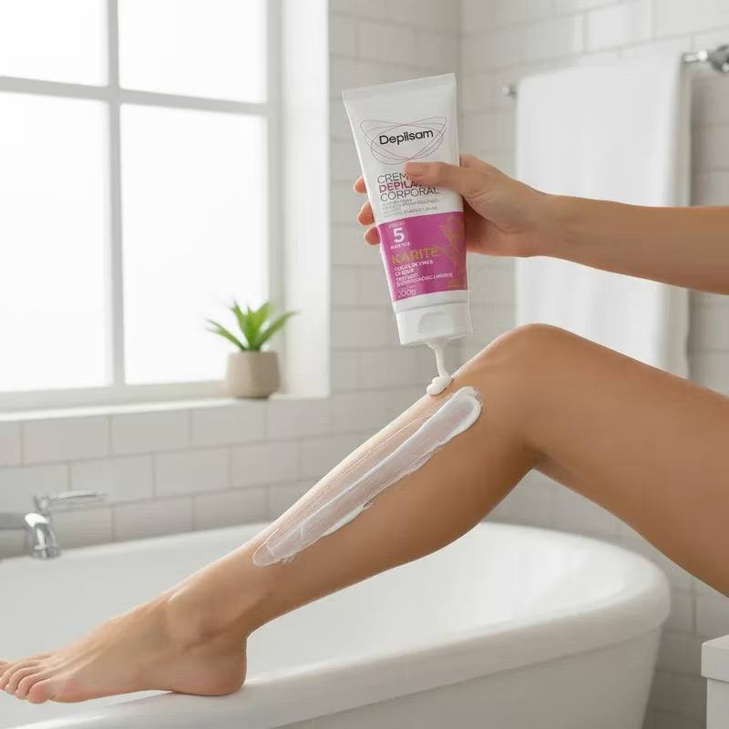 Creme Depilatório Corporal Depilsam Karité 200G