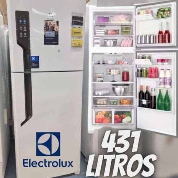 Geladeira Electrolux Frost Free 431L Efficient AutoSense Duplex Branca (TF70)