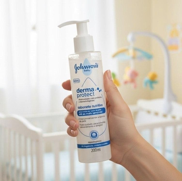 Sabonete Nutritivo Derma Protect JOHNSON'S® Baby 200mL