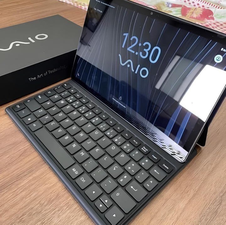 Tablet Vaio Tl10 4gb Ram 128gb Octa-core, Tela 10.4 2k, 4g Wifi Dual Band, Câmera 8mp + Selfie 5mp, 7000mah, Android 16, Com Teclado Magnético De Conexão Inteligente Preto