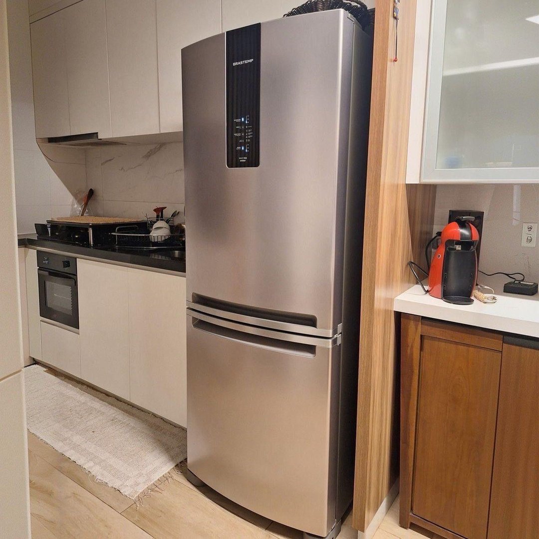 Refrigerador Brastemp 447l Frost Free Inverse Inox 220 Volts