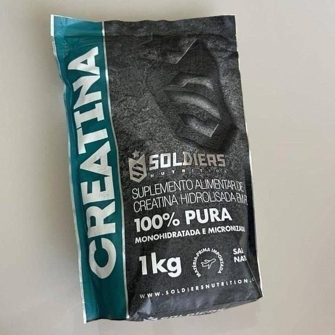 Creatina 1kg Monohidratada 100% Pura - Soldiers Nutrition