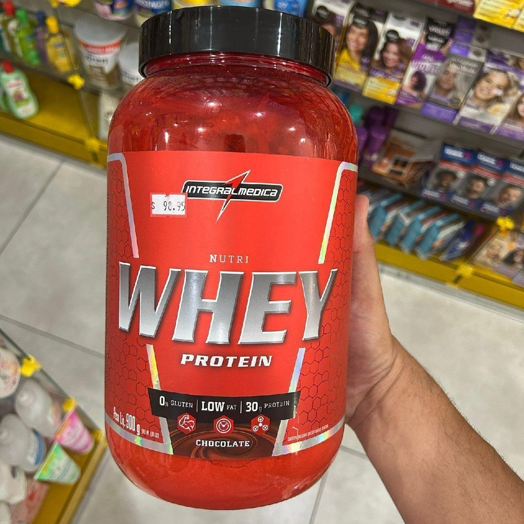 Nutri Whey Protein Chocolate Pote 900g Integralmédica