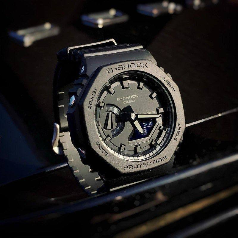 Relógio Casio G-shock Masculino Carbon Ga-2100-1a1dr Preto