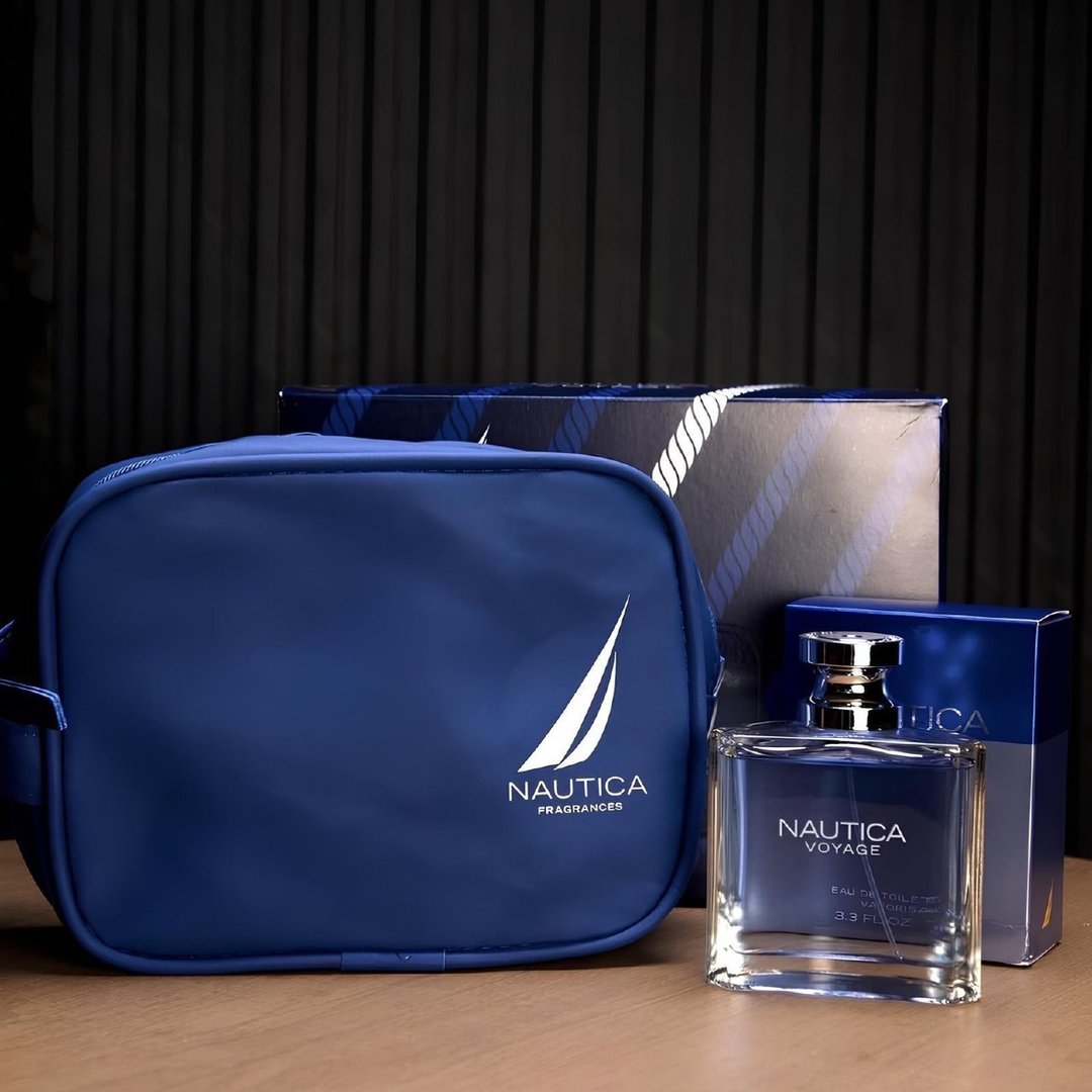 Kit Perfume Nautica Voyage EDT Masculino 100ml + Necessaire