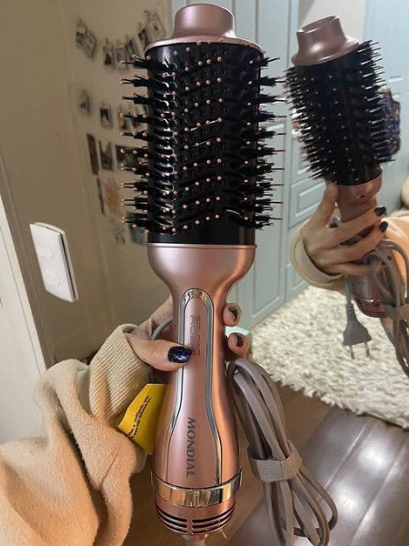 Escova Secadora Mondial ES-02-BI 1200W 3 Níveis de Temperatura Tourmaline Íon