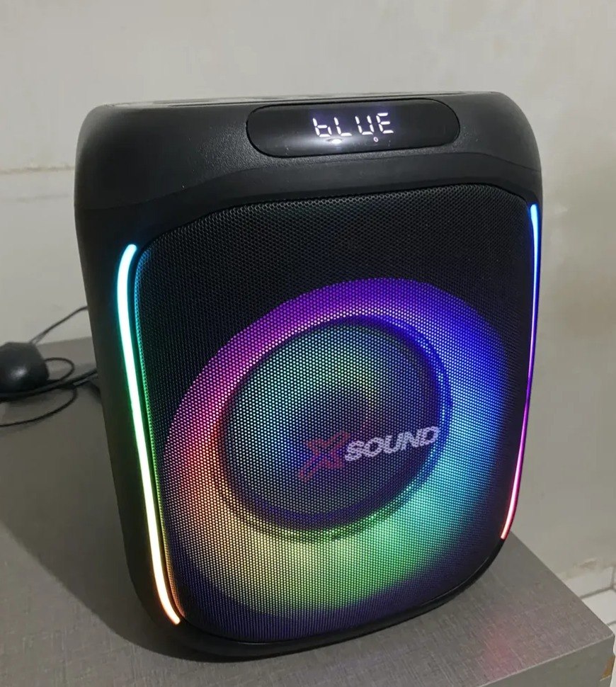 Caixa de Som Party Box MONDIAL Luzes Multicores Bluetooth 350W RMS TWS - Bivolt