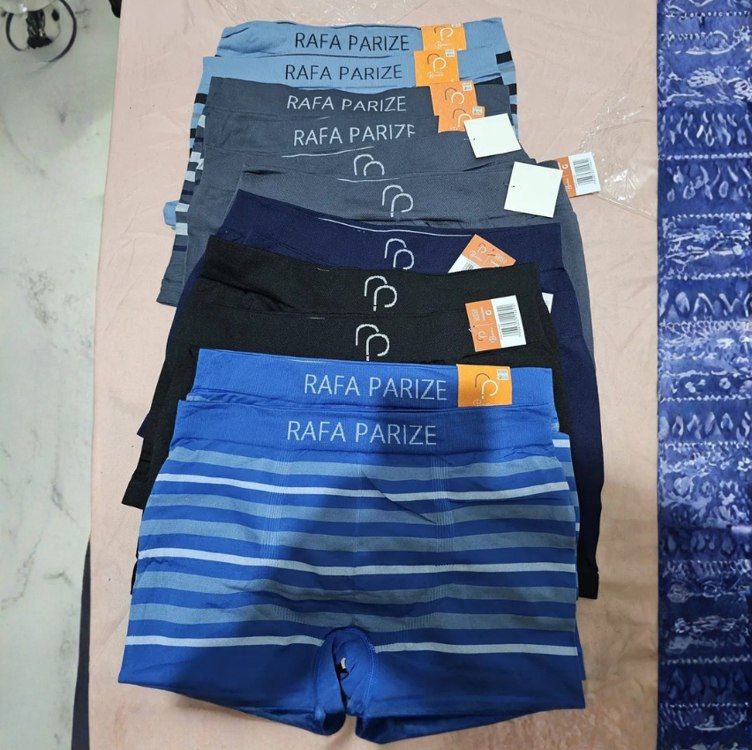 Kit 12 Cuecas Boxer Microfibra Rp Sem Costura Masculinas