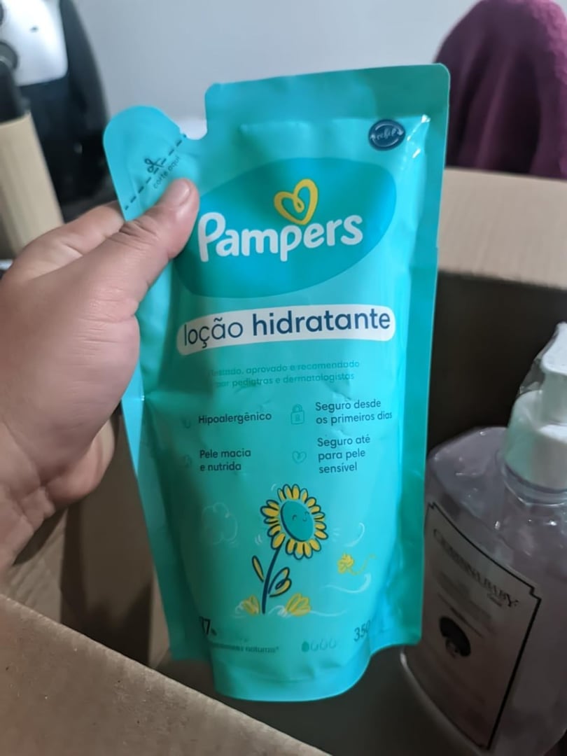 PAMPERS REFIL LOÇÃO HIDRATANTE CORPORAL GIRASSOL 350ml