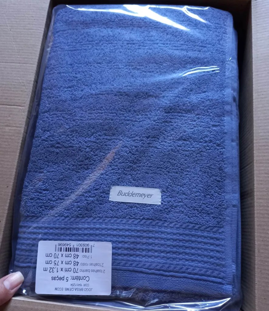 Jogo de Toalhas Buddemeyer Brisa 5 Peças 5 - 4 cores