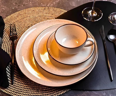 Aparelho De Jantar 20 Peças Oxford Flat Duna