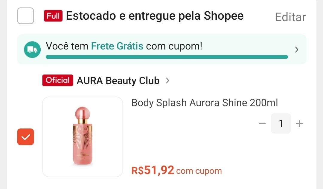 Body Splash Aurora Shine 200ml
