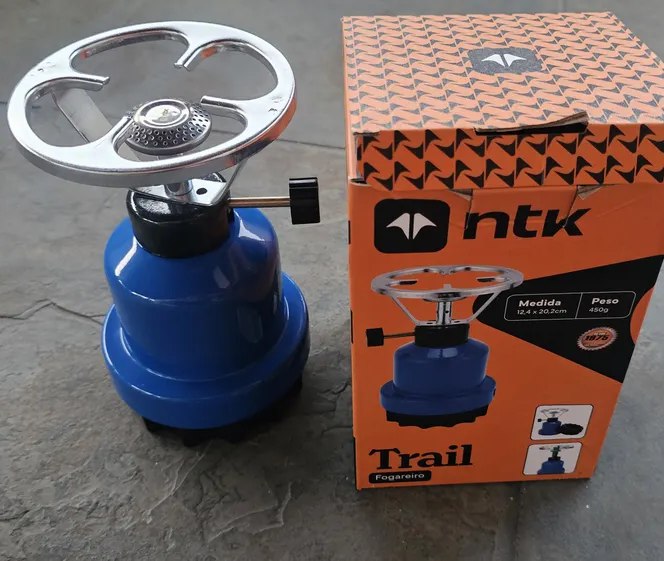 Fogareiro C/ Sistema De Regulagem Fina Trail Camping Nautika