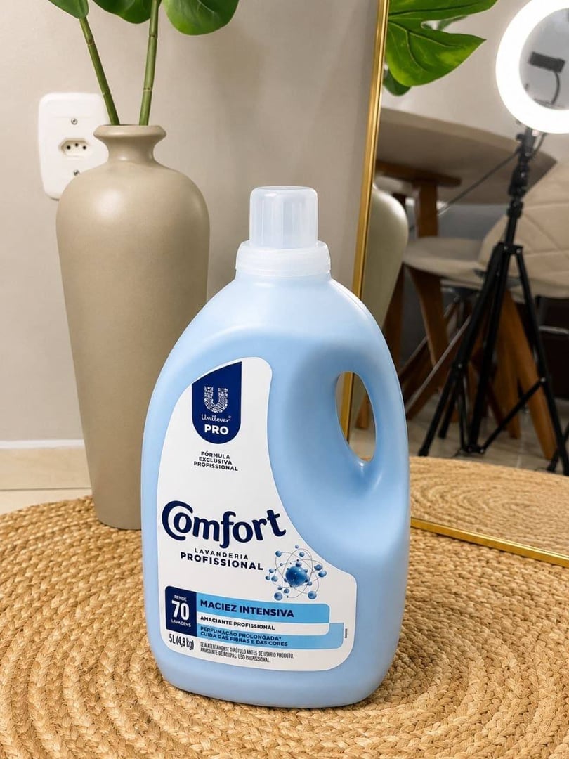 Amaciante Comfort Lavanderia Profissional Maciez Intensa 5L