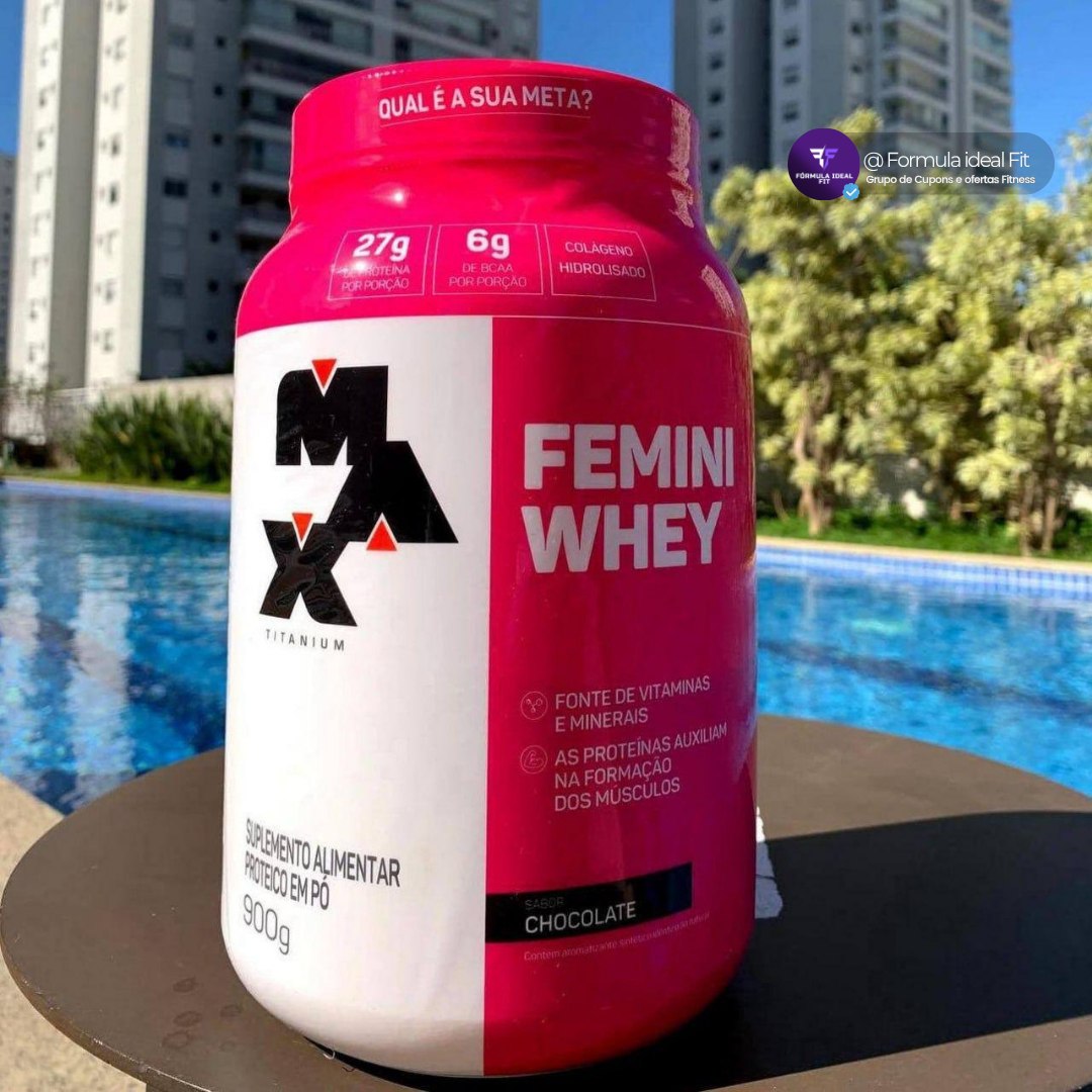 Whey Protein 900g Femini Whey Max Titanium