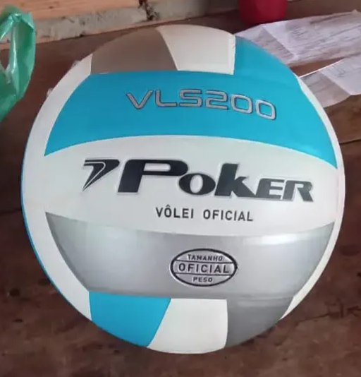 Bola De Volei Poker Semi Profissional Vls 200 Cor Azul/cinza