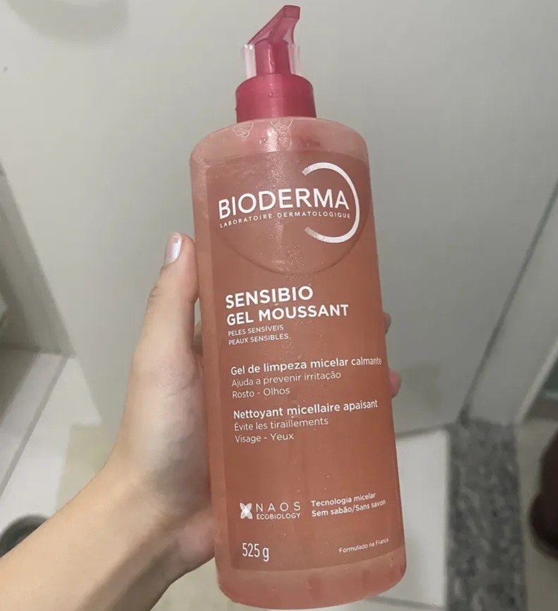 Gel de Limpeza Facial Bioderma Sensibio Gel Moussant Micelar 500ml
