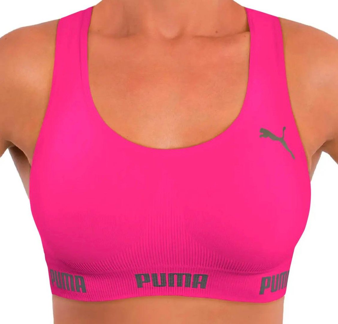Top Puma Original Feminino Alta Sustentação Academia Fitness