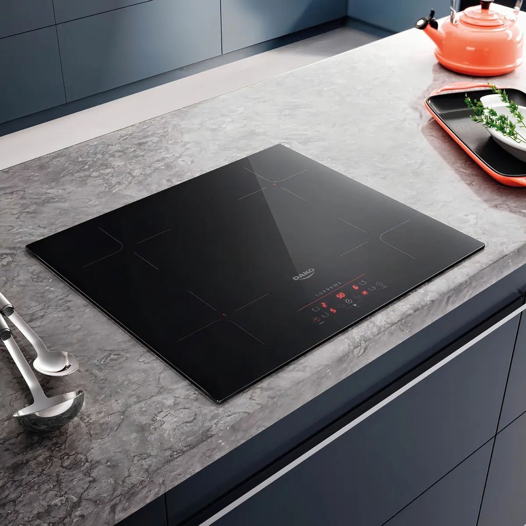 Cooktop de Indução 4 Bocas Dako Supreme Preto com Trava de Segurança 220V