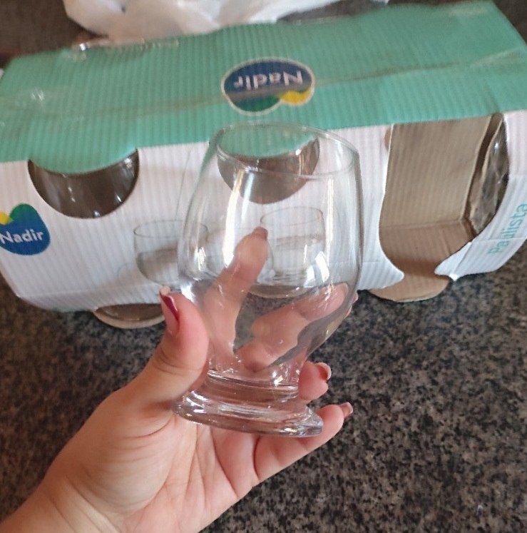 Jogo de Taças Nadir Paulista Água e Suco 250ml - 6 Peças