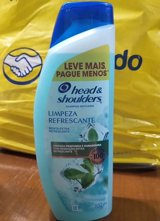 Head & Shoulders Shampoo Anticaspa Limpeza Refrescante 650ml