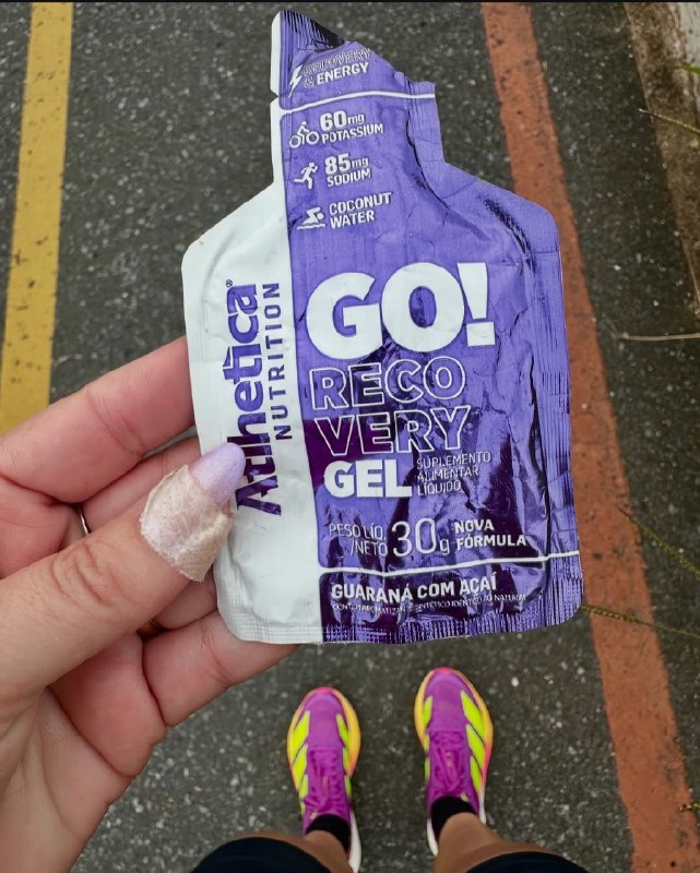 2x Go! Recovery Gel 10 Sachês De 30g Atlhetica Nutrition Sabor Guaraná Com Açaí