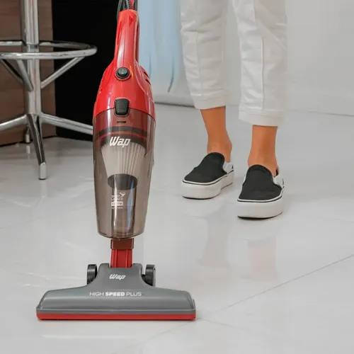 Aspirador De Pó Vertical E Portátil Wap High Speed Plus 1350w 1,2 Litros Filtro Hepa Tecnologia Cyclone 3 Em 1 Cinza/vermelho