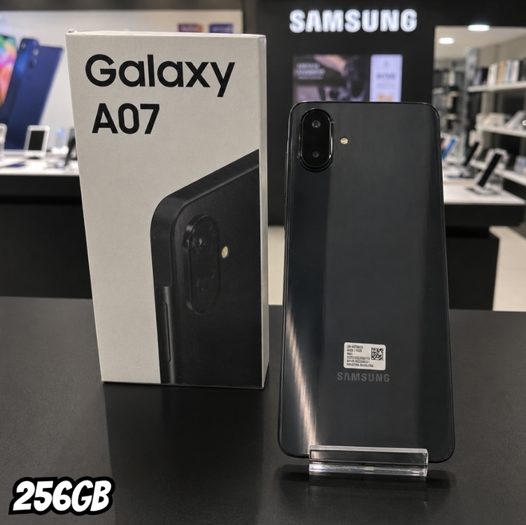 Smartphone Samsung Galaxy A07 4G 256GB 8GB Preto 6,7"