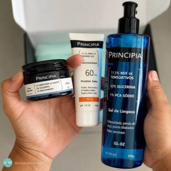 Principia Kit Completo Para Pele Sensível Com Fps 60
