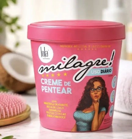 Milagre Creme para Pentear 450g , Lola Cosmetics