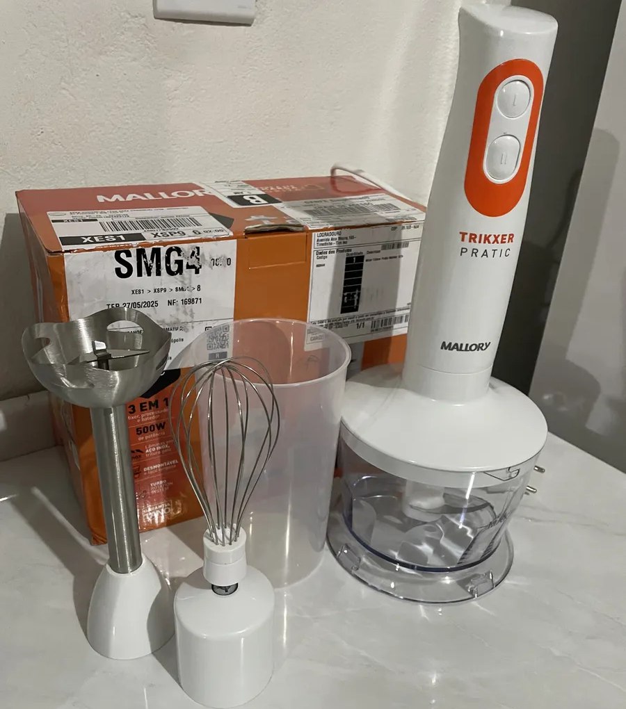 Mixer Mallory Trikxer Pratic- 3 EM 1-220V