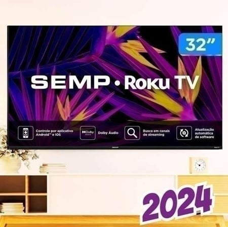 Semp Led Smart Tv 32 R6610 Hd Roku Tv