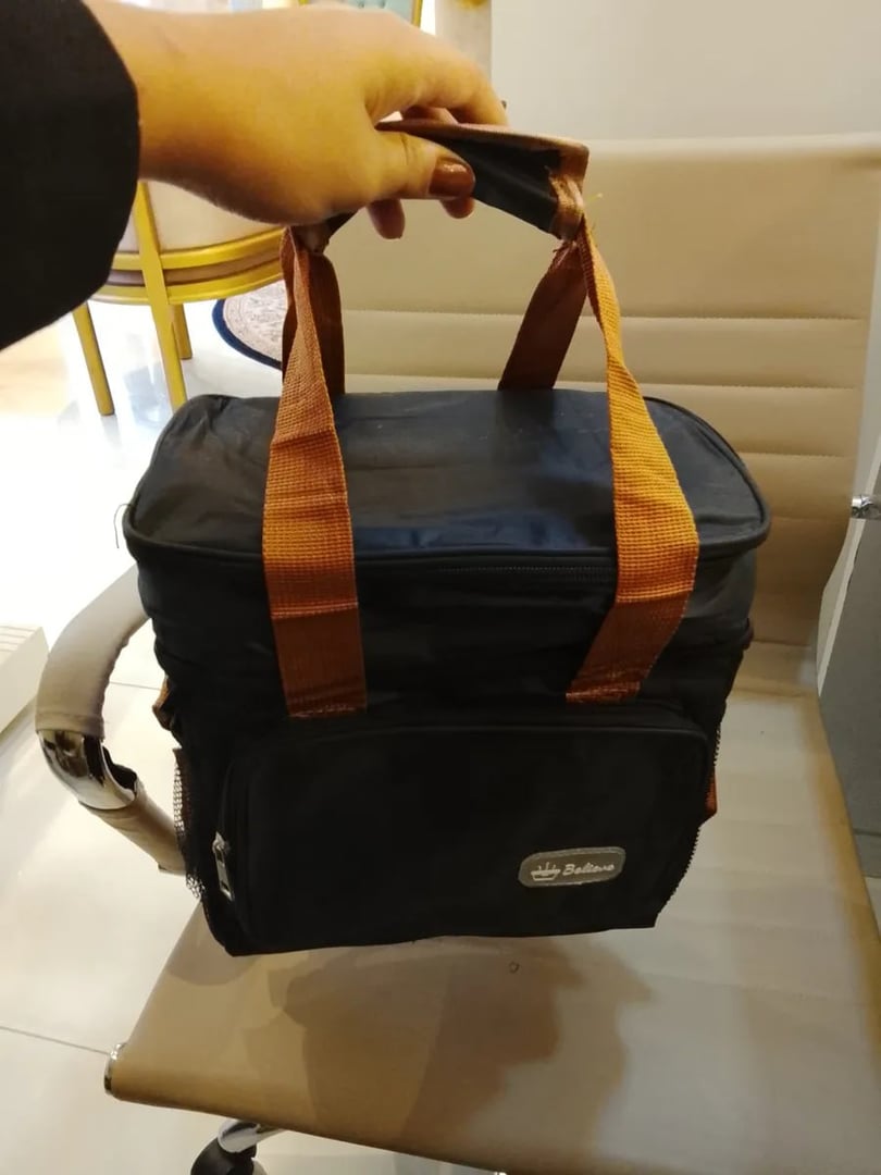 Bolsa Isotérmica Térmica Lancheira 14l Porta Marmita Alça Transversal Removível De Ombro A...